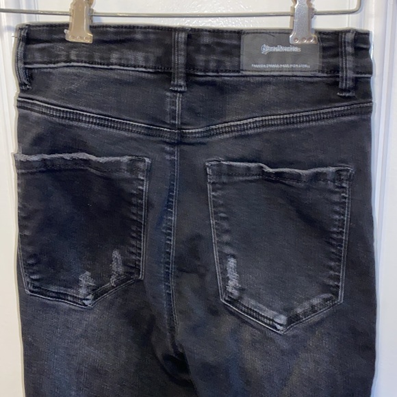 Stradivarius Brand Black Jeans Size 2 - Picture 5 of 6